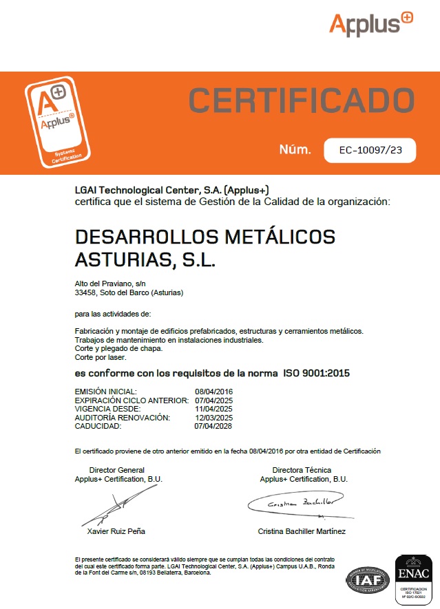 DMA ISO 9001